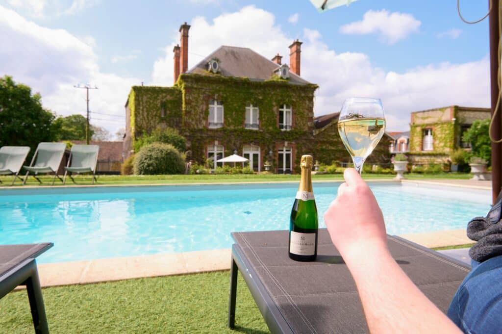 le clos corbier vue piscine