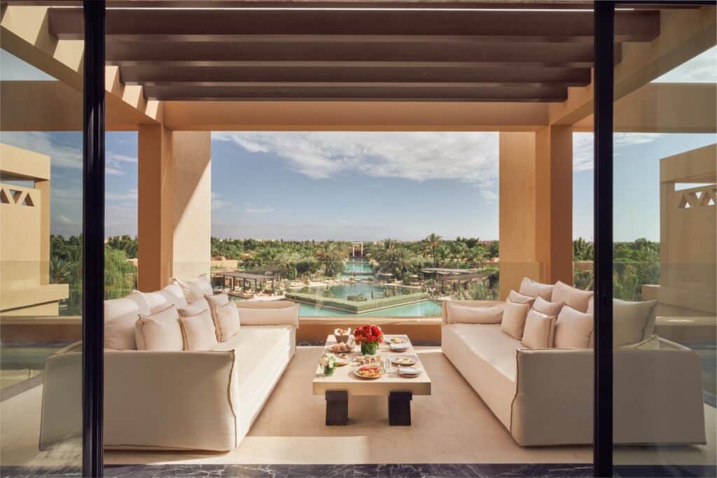 marrakech royal suite terrace view