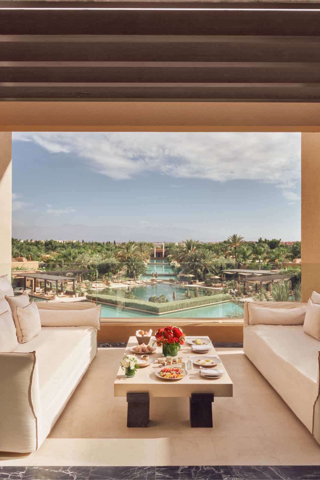marrakech royal suite terrace view 2 image du haut